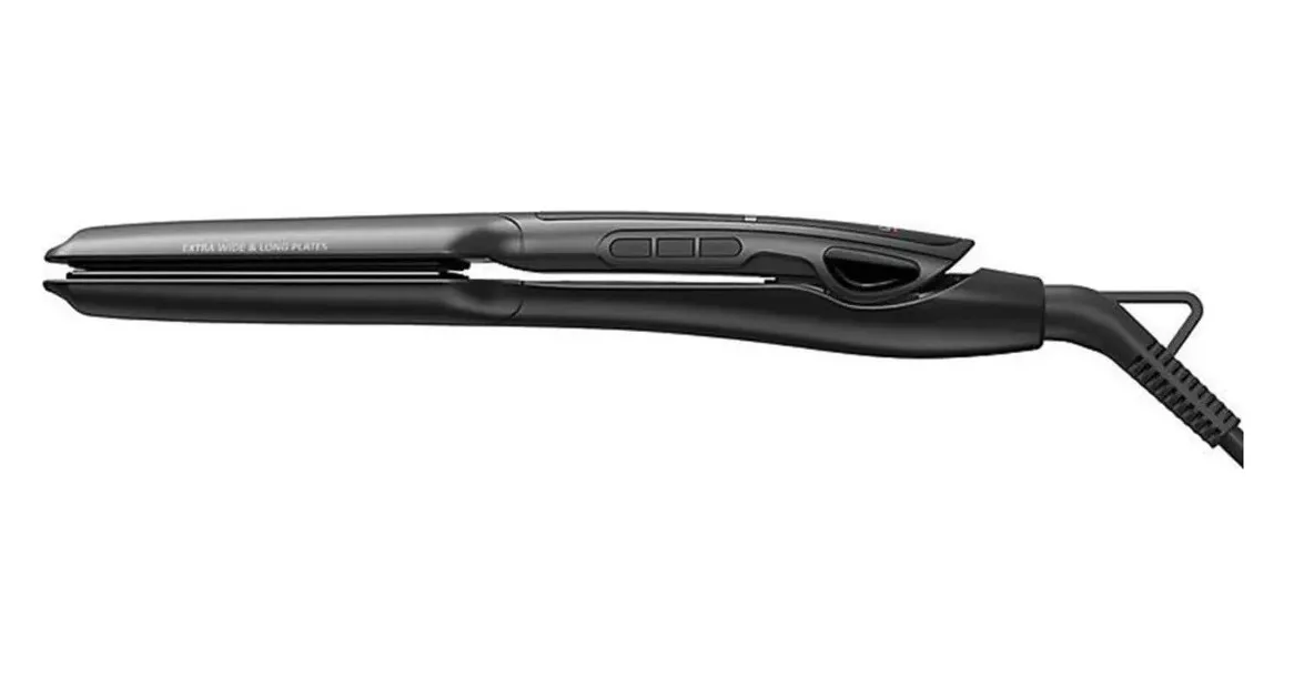 Plancha De Cabello Gama Italy X-wide Digital 3d Titanio-2
