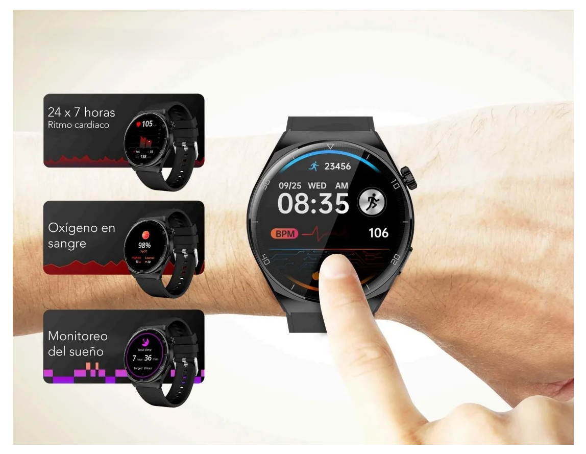 Reloj Inteligente Smartwatch Aiwa Awsamo5 Amoled 1,43-4