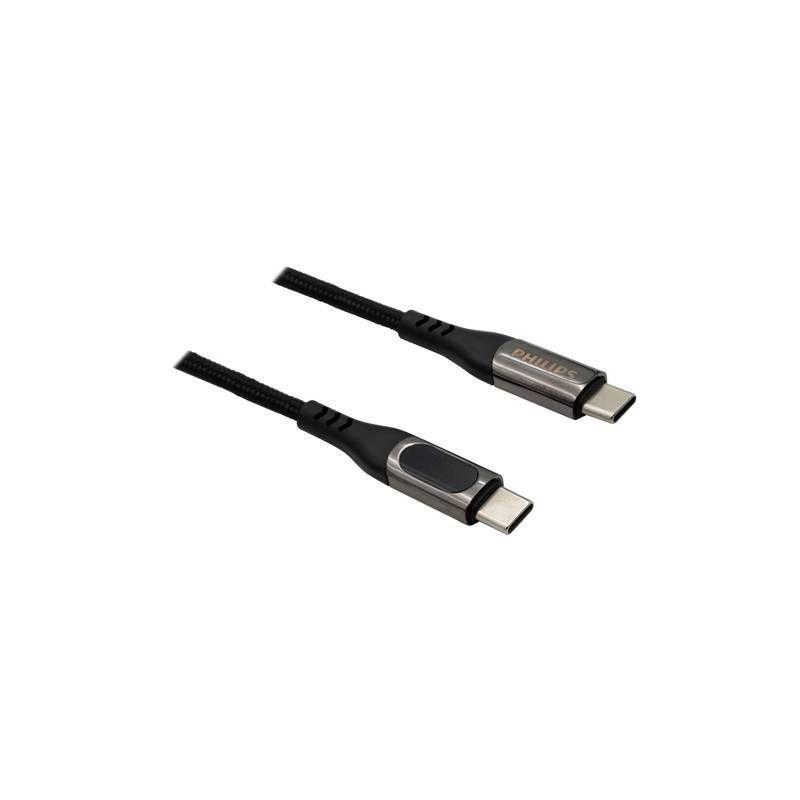 Cable Usb C A Usb C Philips Pd3040 100w Con Pantalla Lcd-2