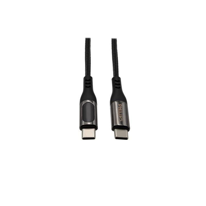 Cable Usb C A Usb C Philips Pd3040 100w Con Pantalla Lcd-3