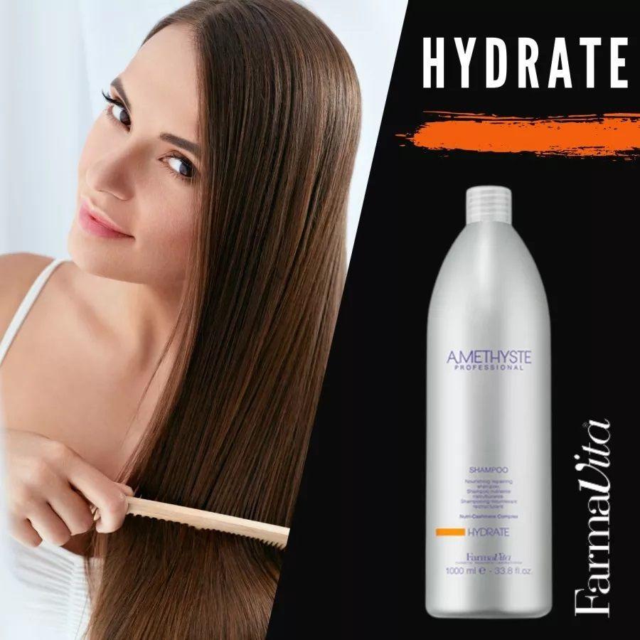 Farmavita Amethyste Shampoo Hydrate 1000 Ml Hidratacion-1