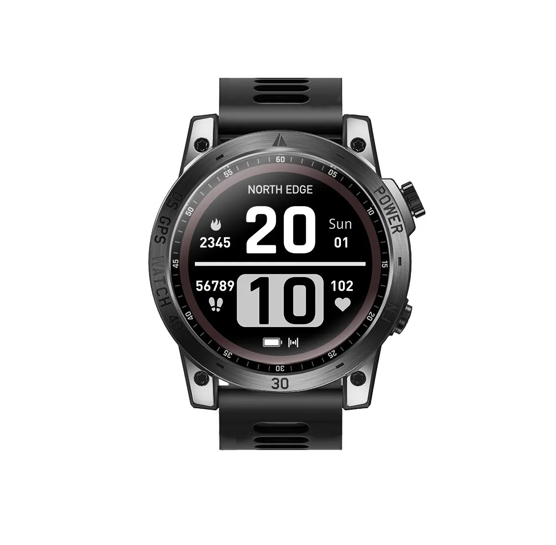 Smartwatch North Edge Crossfit 3 Gps Barometro AMOLED 1,43-2