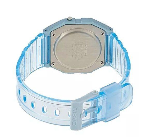 Reloj De Pulsera Casio F-91ws-2df Azul, Unisex Original-2