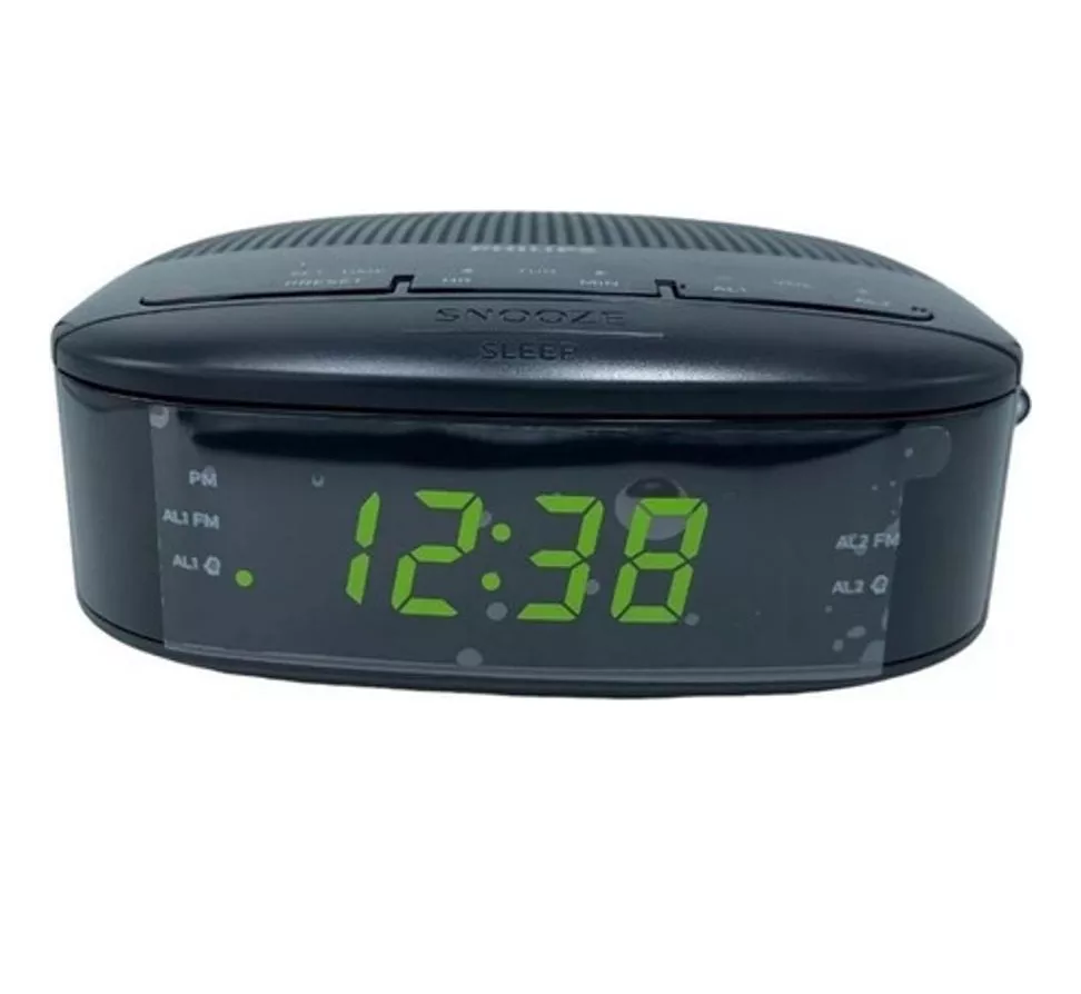 Radio Reloj Despertador Philips 3000 Series Alarma Dual-3
