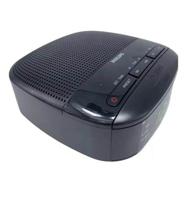 Radio Reloj Despertador Philips 3000 Series Alarma Dual-4