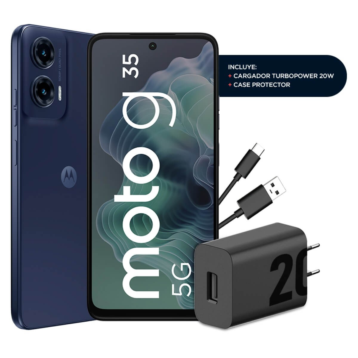 Celular Smartphone Motorola G35 5G 4GB RAM + 128gb Dual SIM Negro-3
