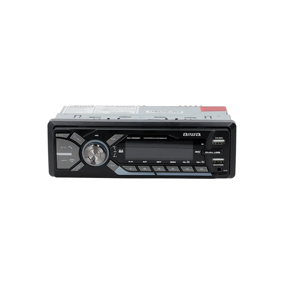 Radio Auto 1 Din Aiwa Bluetooth Mp3 Usb App Music Aw 3269bt-3