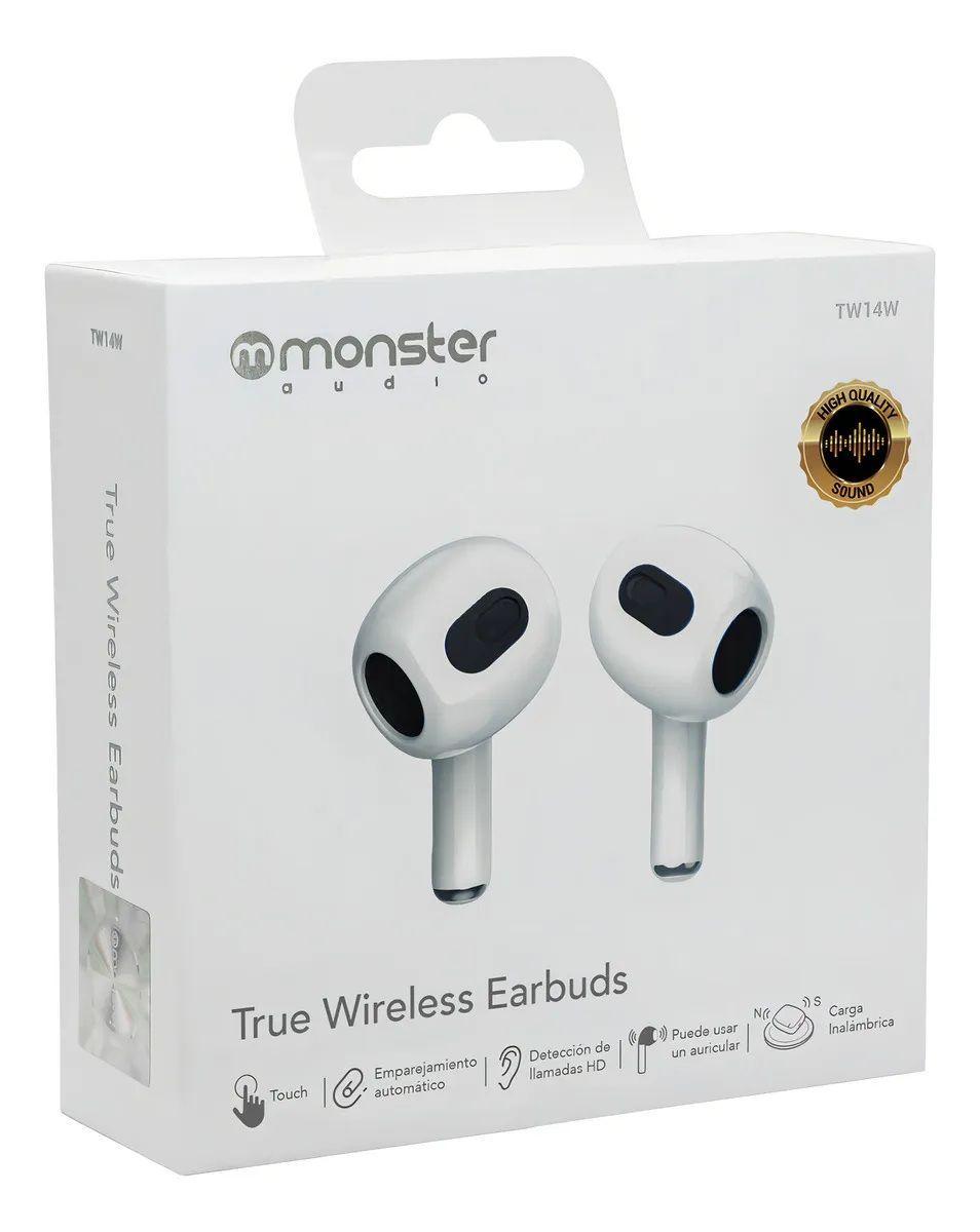 Audifono Monster True Wireless Blanco Tw14w-4