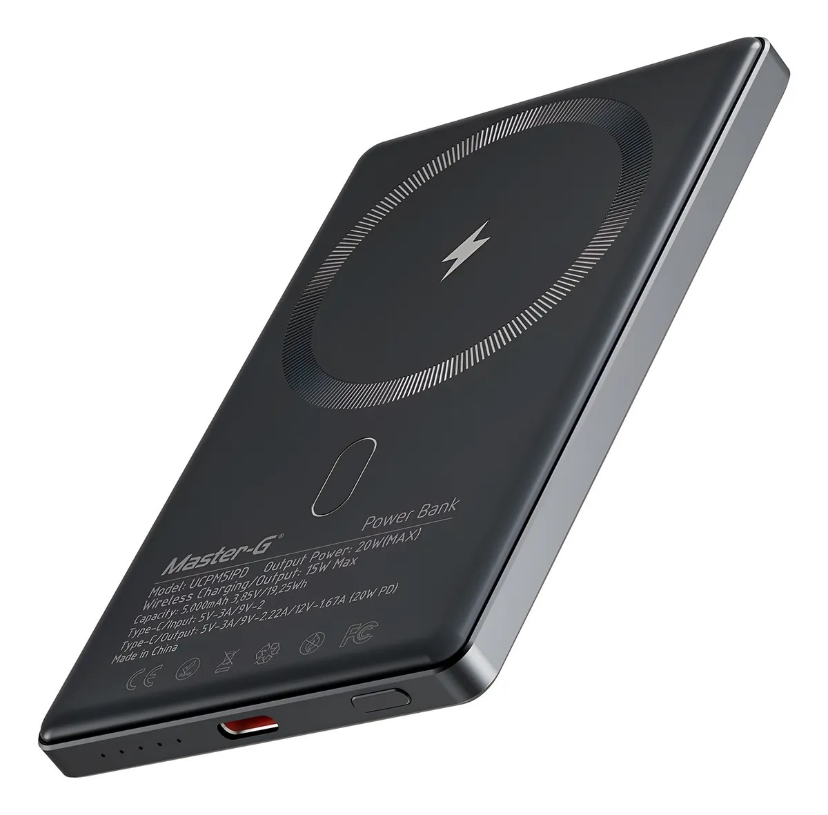 Powerbank Inalambrico Magsafe 5000 Mah Compatible Con Iphone-0