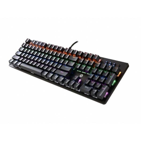 Teclado Mecanico Hp Gk100 Retroiluminado Rgb Negro Español-2
