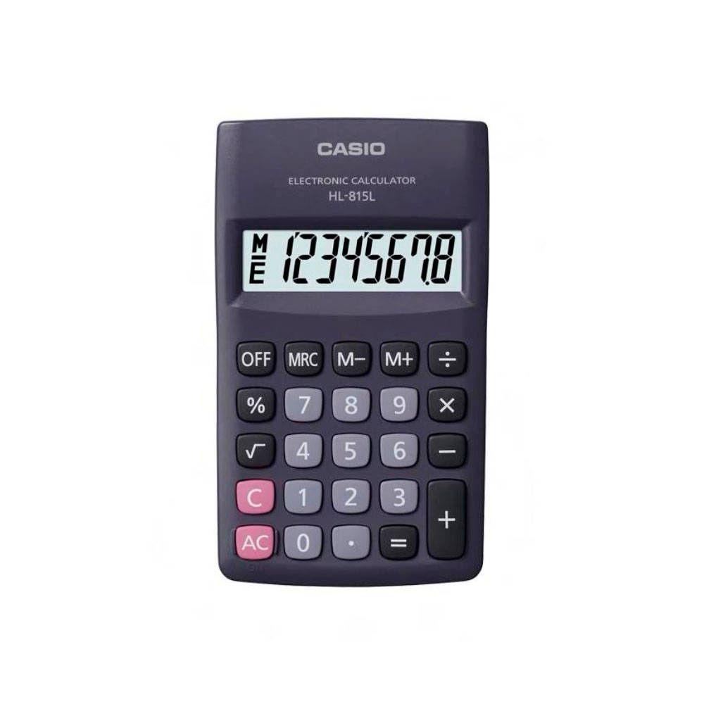 Calculadora De Bolsillo Casio Hl-815l 8 digito incluye pila-0