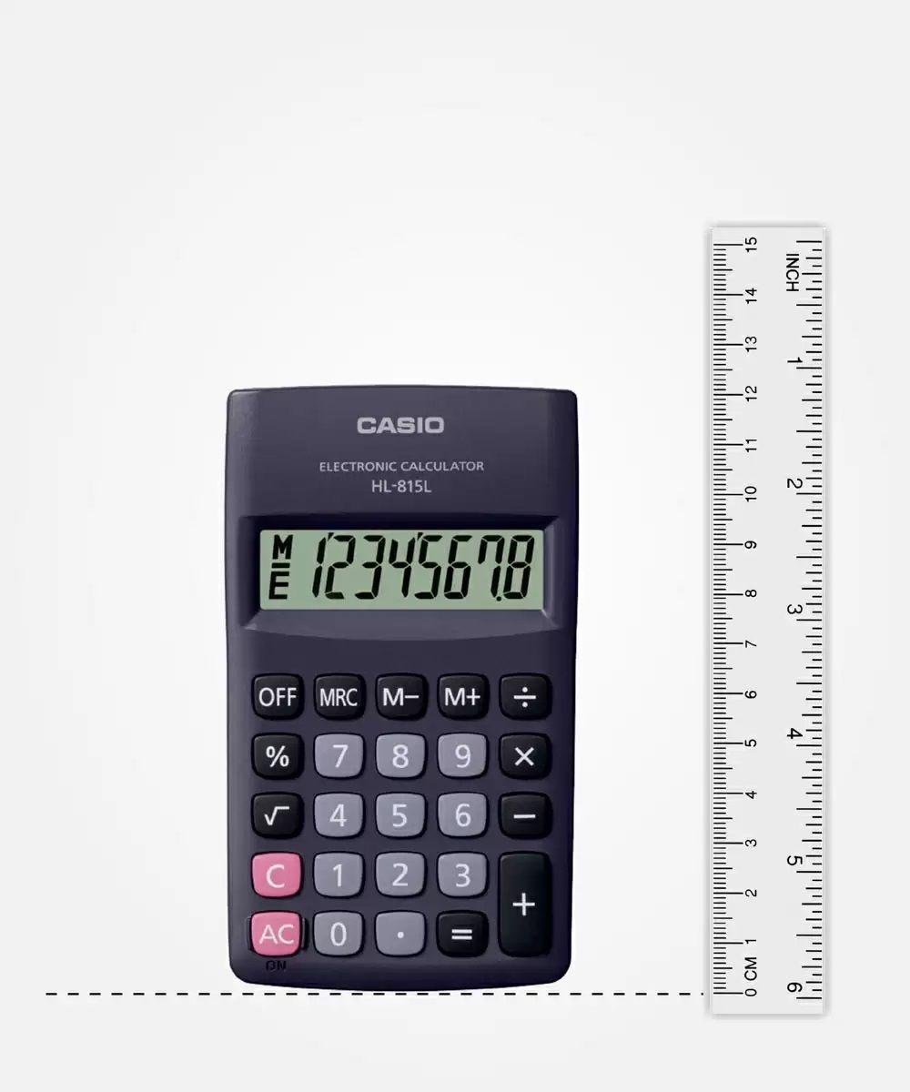 Calculadora De Bolsillo Casio Hl-815l 8 digito incluye pila-2