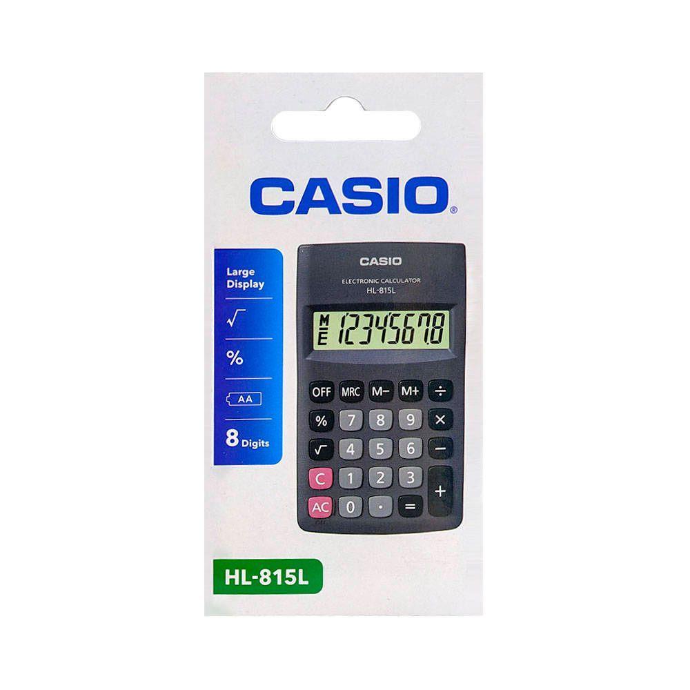 Calculadora De Bolsillo Casio Hl-815l 8 digito incluye pila-3