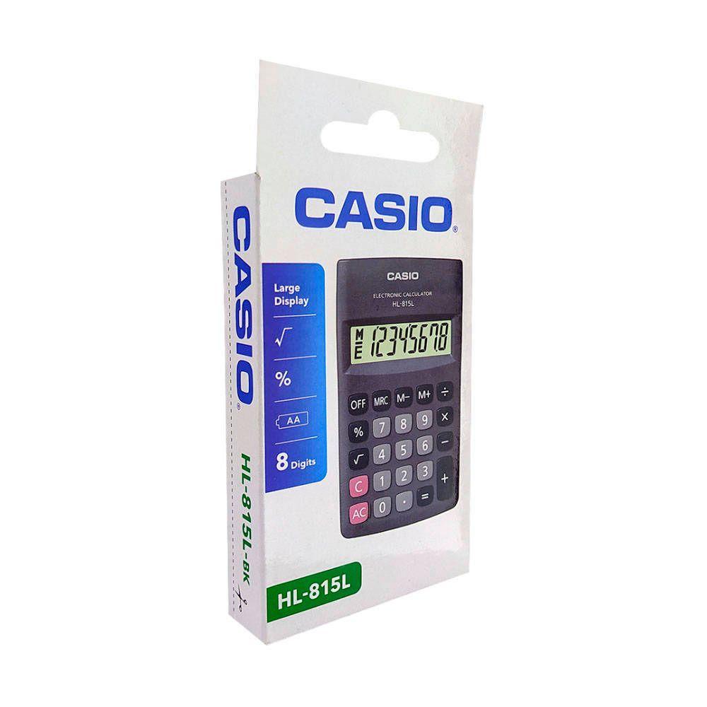 Calculadora De Bolsillo Casio Hl-815l 8 digito incluye pila-4