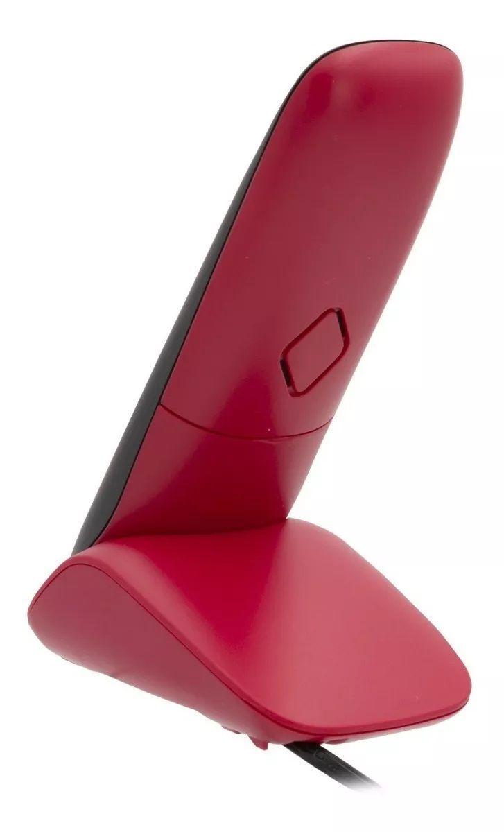 Telefono Inalámbrico Uniden At3102 Con Altavoz Negro Y Rojo-3