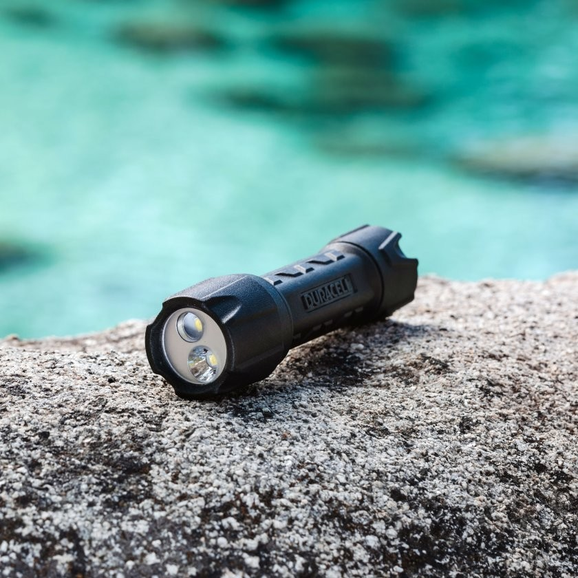 Linterna Resistente Duracell P-steel 500 Lm Incluye Pilas-4