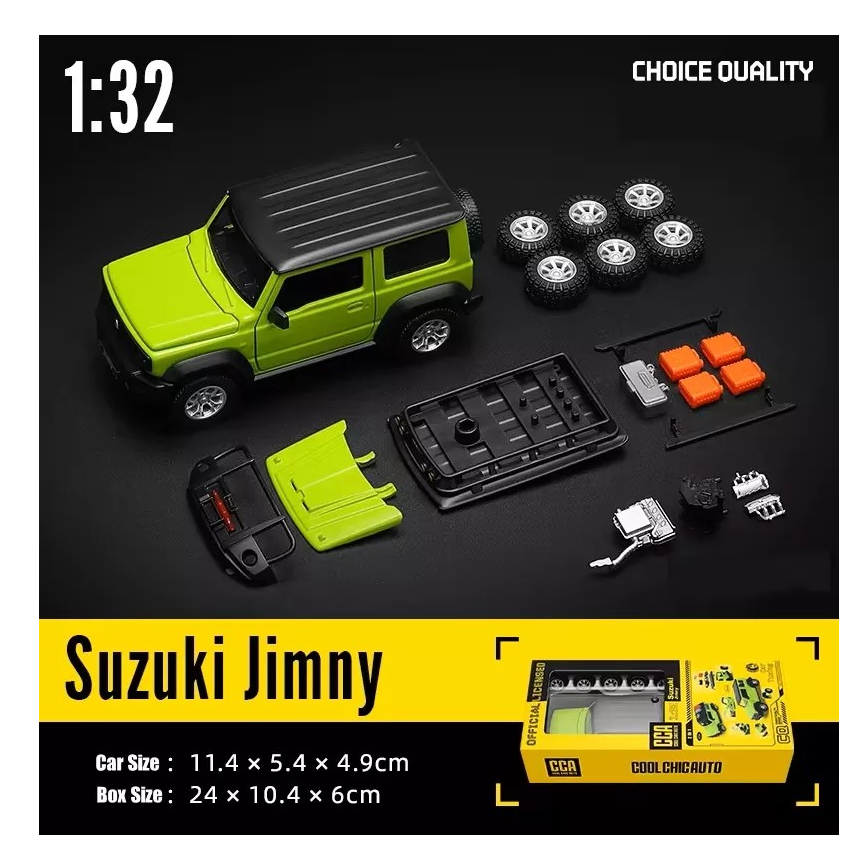 Auto Jeep Suzuki Jimny Coleccion 1:32 Piezas Intercambiables-4