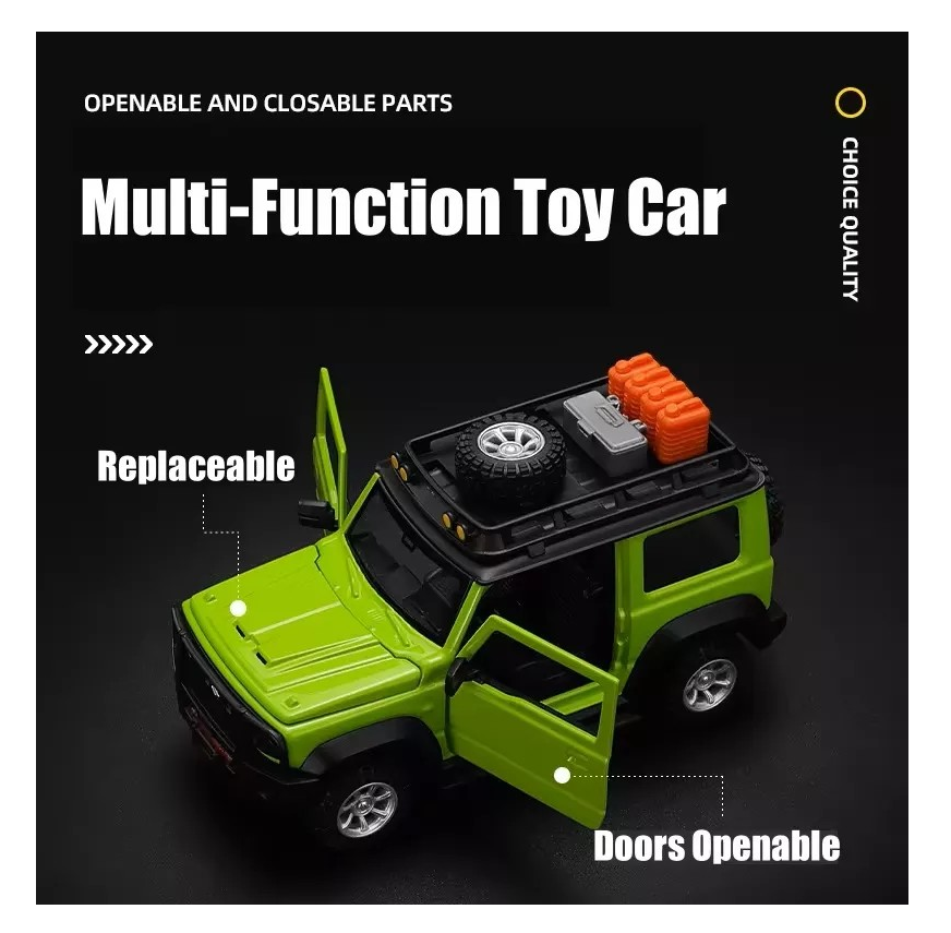 Auto Jeep Suzuki Jimny Coleccion 1:32 Piezas Intercambiables-5