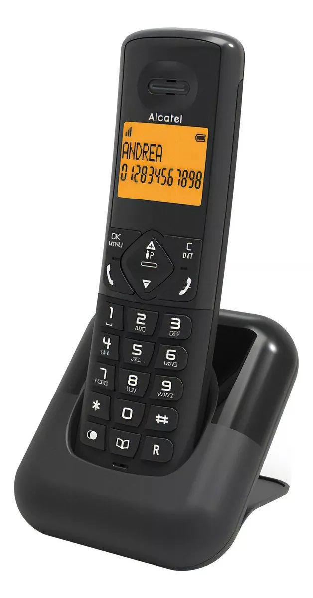 Teléfono Inalámbrico Alcatel D610 Con Pantalla Negro-1