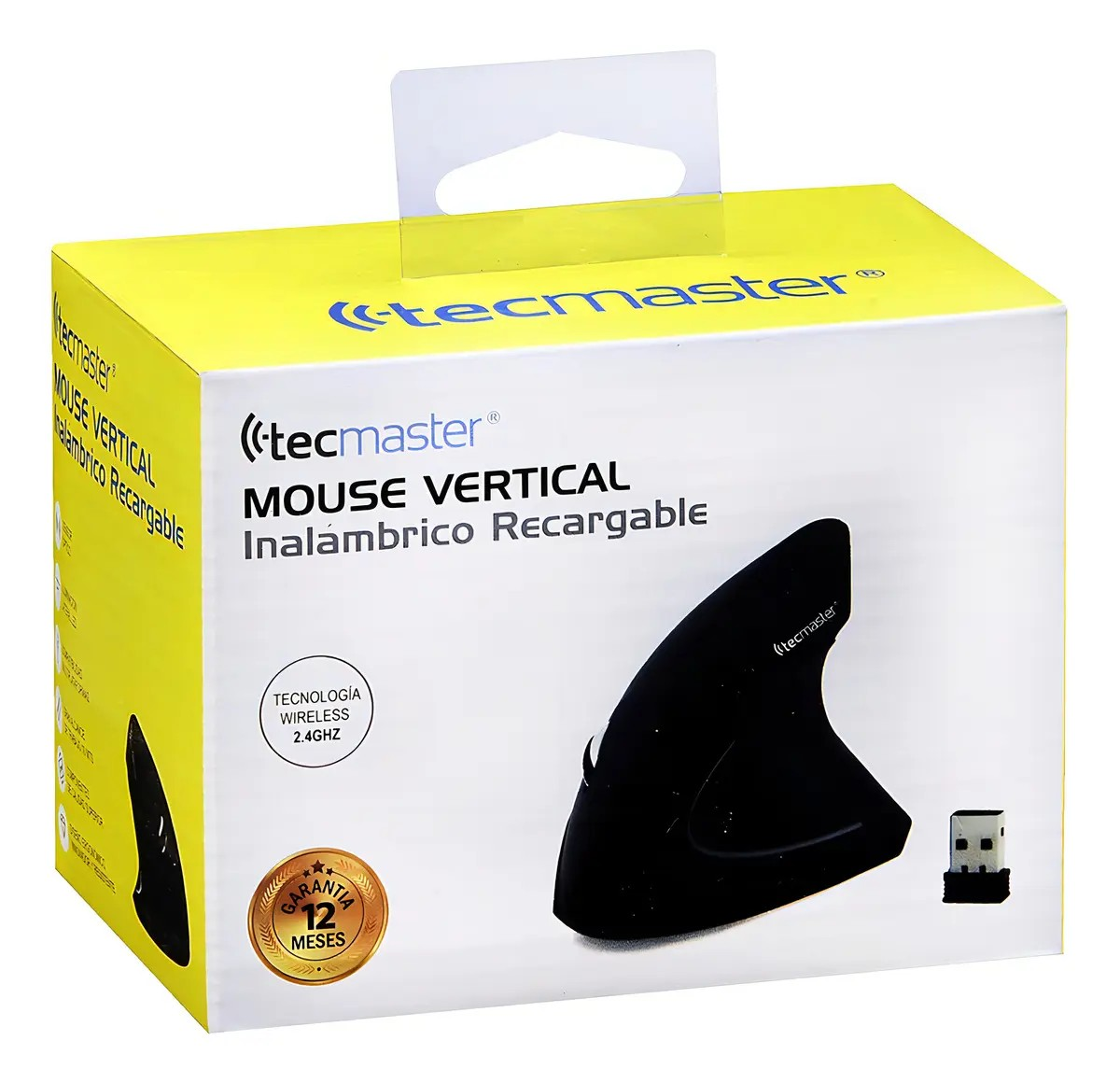 Mouse Vertical Inal mbrico Y Bluetooth Tecmaster Tm 100517-4