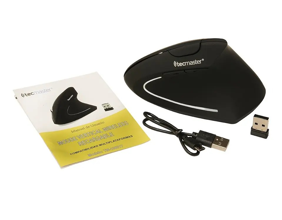 Mouse Vertical Inal mbrico Y Bluetooth Tecmaster Tm 100517-5