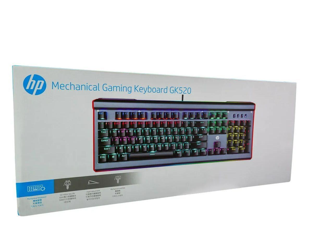 Teclado Mecánico Usb Para Jugadores Gk520 Rgb Blue Switch-4