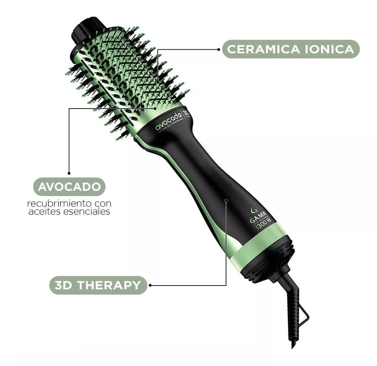 Cepillo Secador Modelador Y Voluminizador Gama Avocado 3d Therapy-3