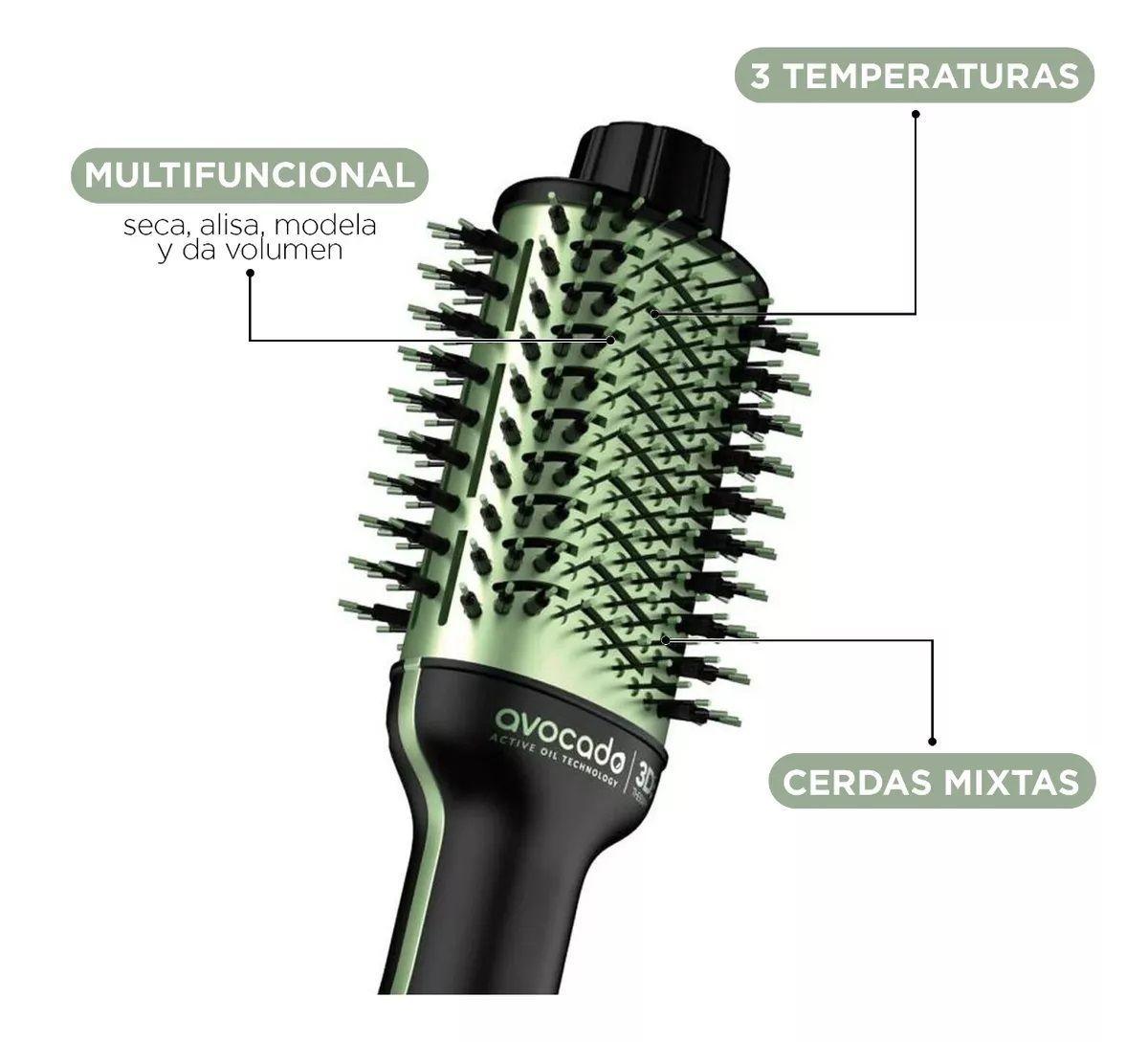 Cepillo Secador Modelador Y Voluminizador Gama Avocado 3d Therapy-4
