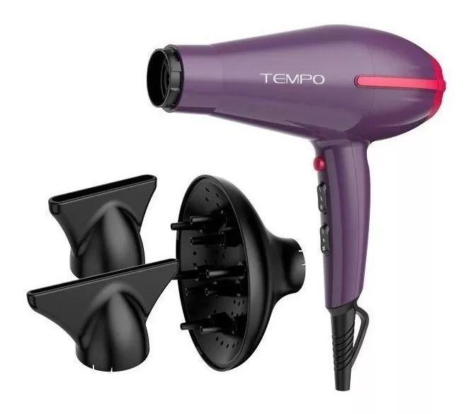 Secador De Pelo Gama Italy Tempo Violeta 220v - 240v-0
