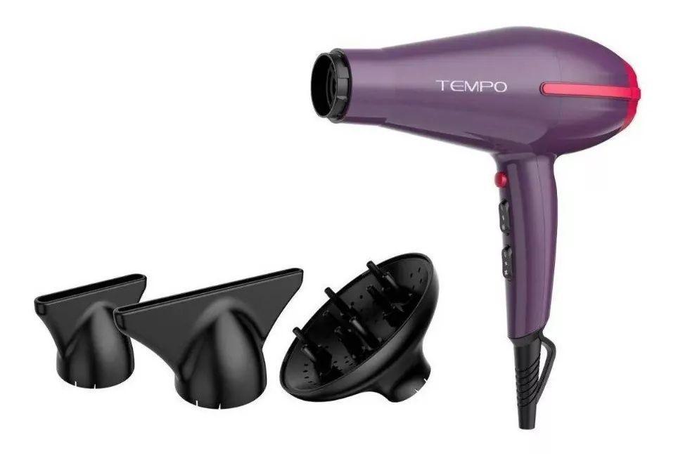 Secador De Pelo Gama Italy Tempo Violeta 220v - 240v-1