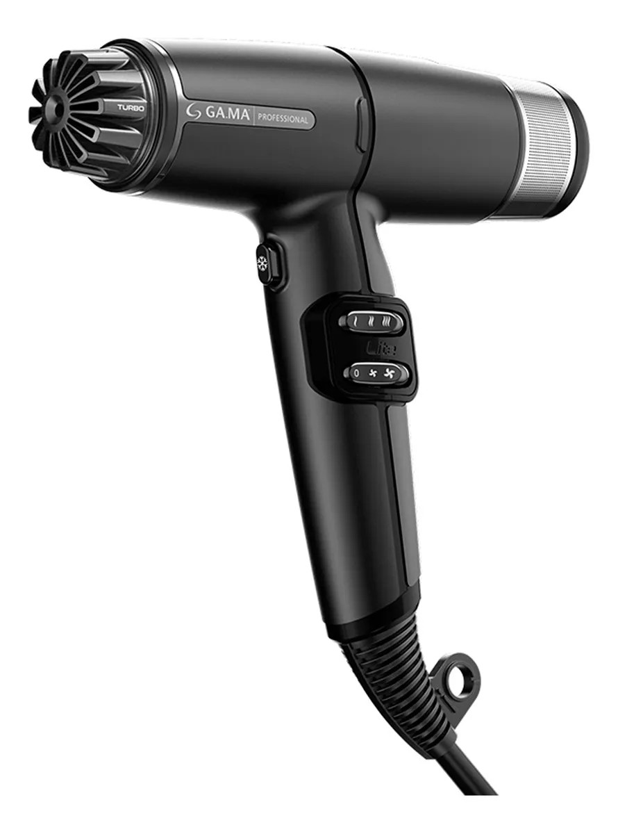 Secador De Cabello Gama Iq Lite Ultra Liviano Profesional Negro-3