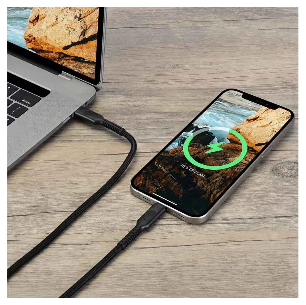 Cable De Carga Rápida Usb-c A C Antinudos 240w 2m Master-g-4
