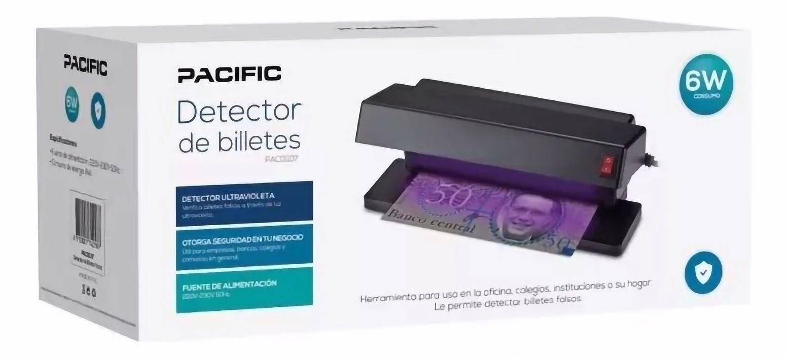 Detector De Billetes Falsos Pacific Con Switch De Encendido-0