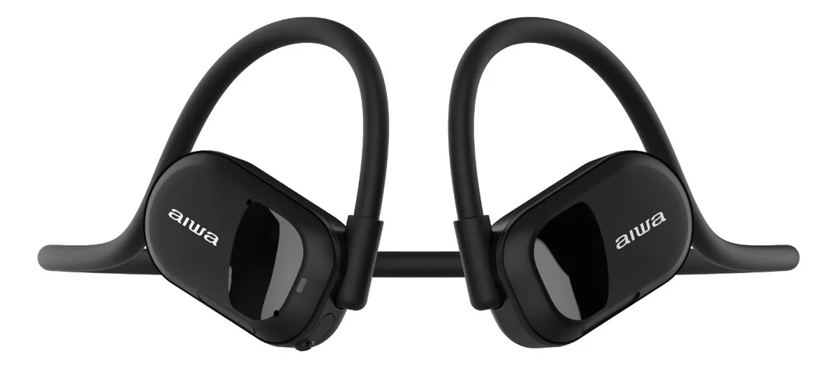 Audifonos Bluetooth De Conducción Aiwa Aw-acf1 Color Negro-2