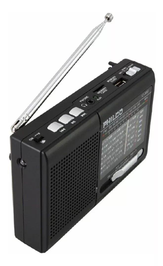 Radio Bluetooth Portatil Philco Ic-x65 Fm/mw/sw1-7-2
