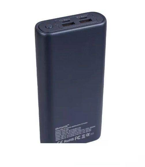 Cargador Batería Externa Power Bank 20.000mah Aiwa Paw-400.USB no SEC-2