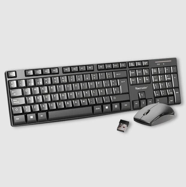 Kit Teclado Y Mouse Inalambrico Tecmaster TM-100512-3