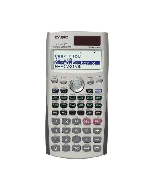 Calculadora Financiera Casio Fc-200v Color Plateado-2