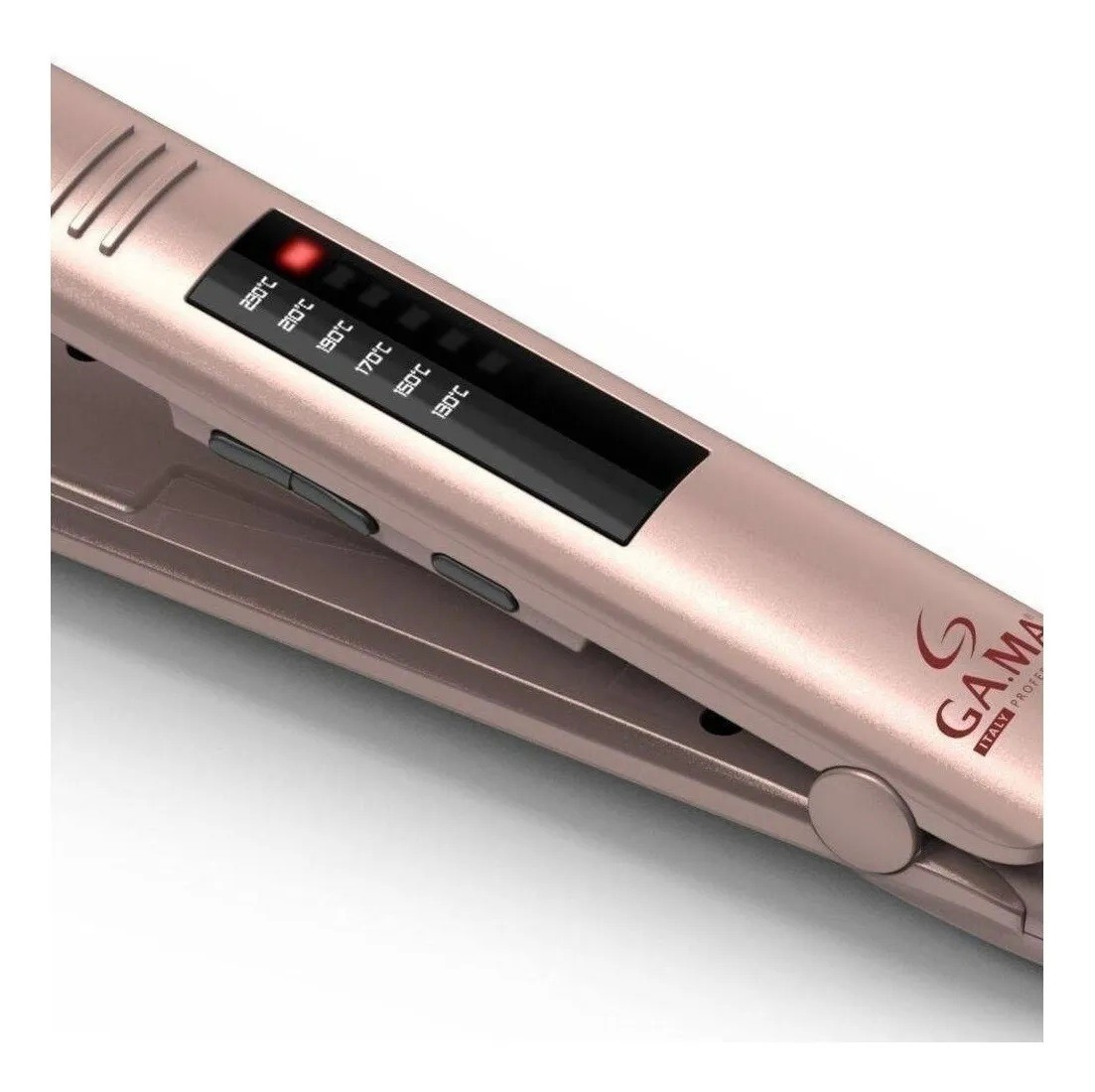 Plancha De Cabello Gama Italy Elegance Led Keration Rose-2