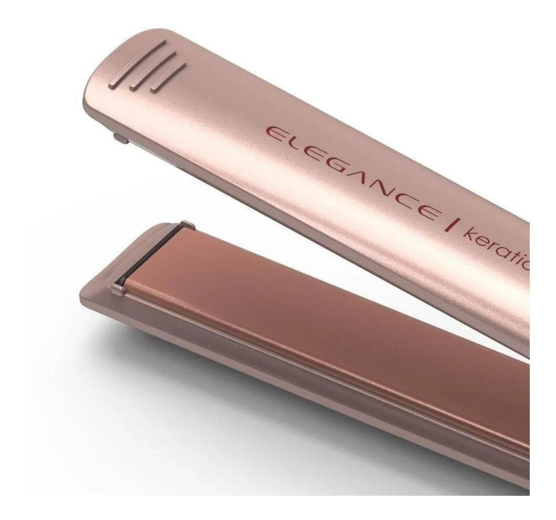 Plancha De Cabello Gama Italy Elegance Led Keration Rose-4