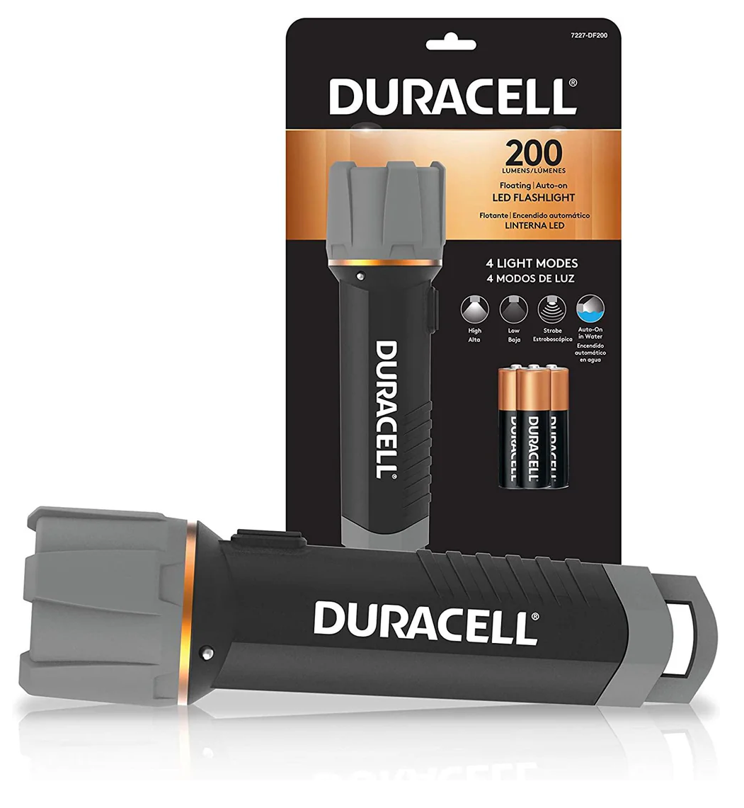 Linterna Duracell 200 Lumenes Resistente Led Flotante-0