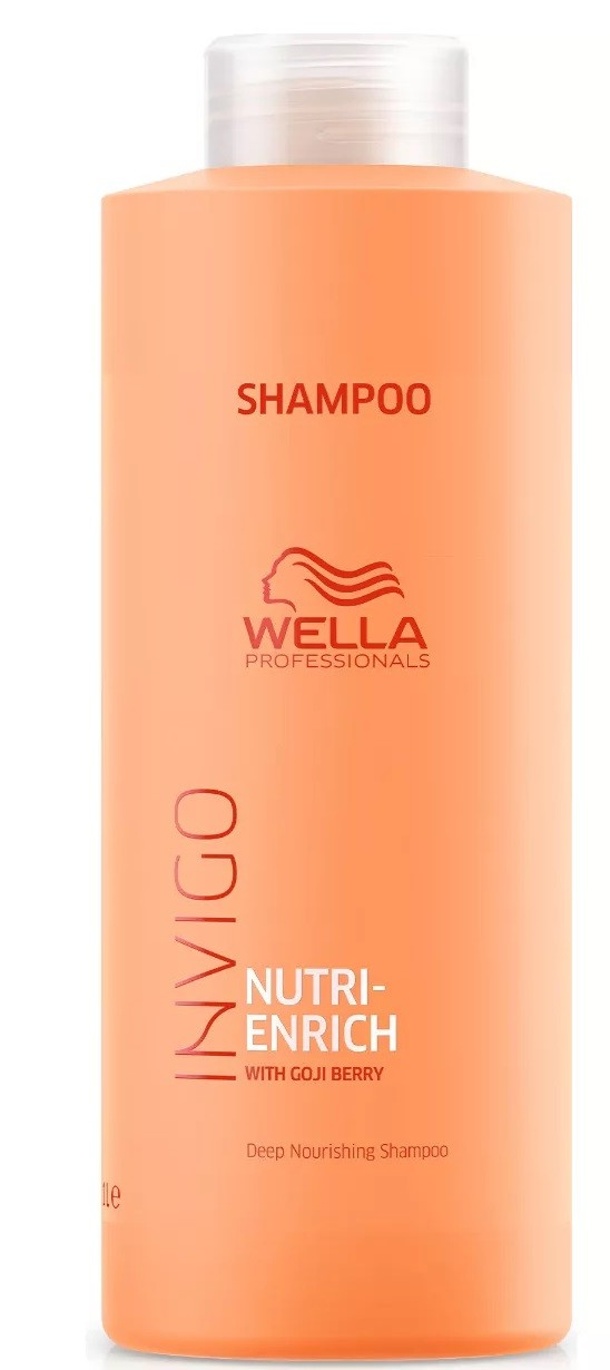 Shampoo Wella Invigo Nutri Enrich 1000 Ml Reparación Profunda-2
