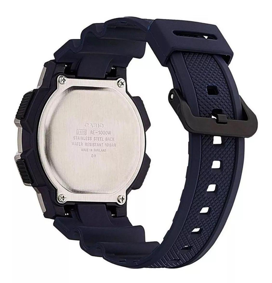 Reloj De Pulsera Casio Ae-1000w-2avdf Original Casio Hombre-5