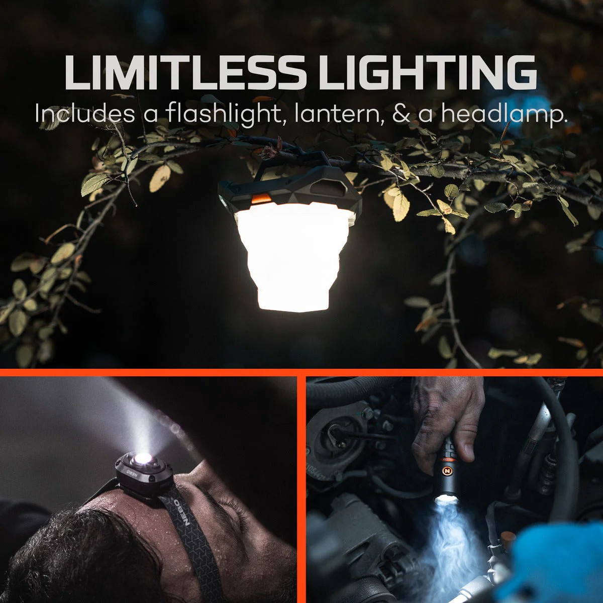 Kit De Emergencia Nebo 3 Linternas Y Powerbank Solar-4