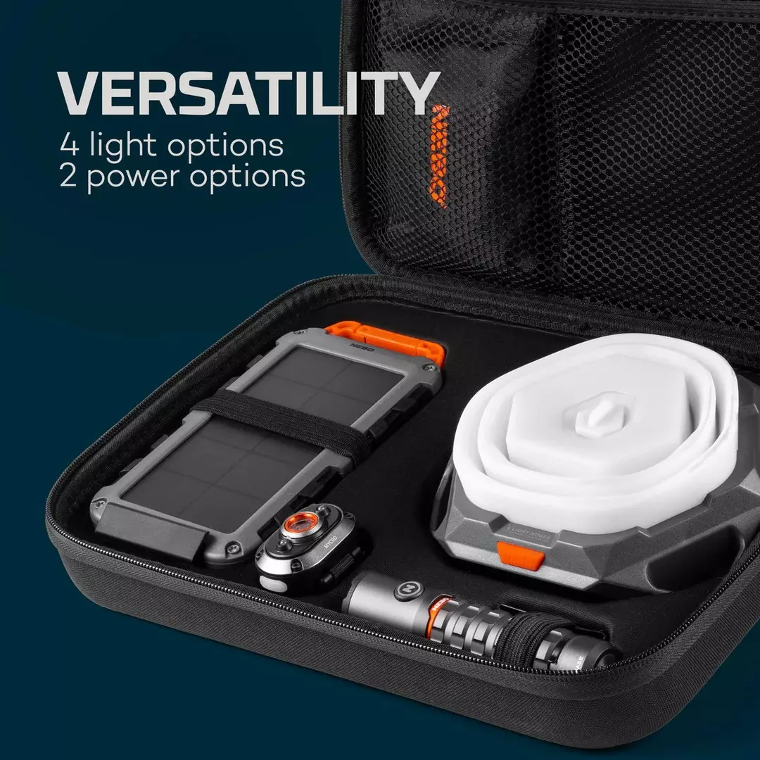 Kit De Emergencia Nebo 3 Linternas Y Powerbank Solar-5