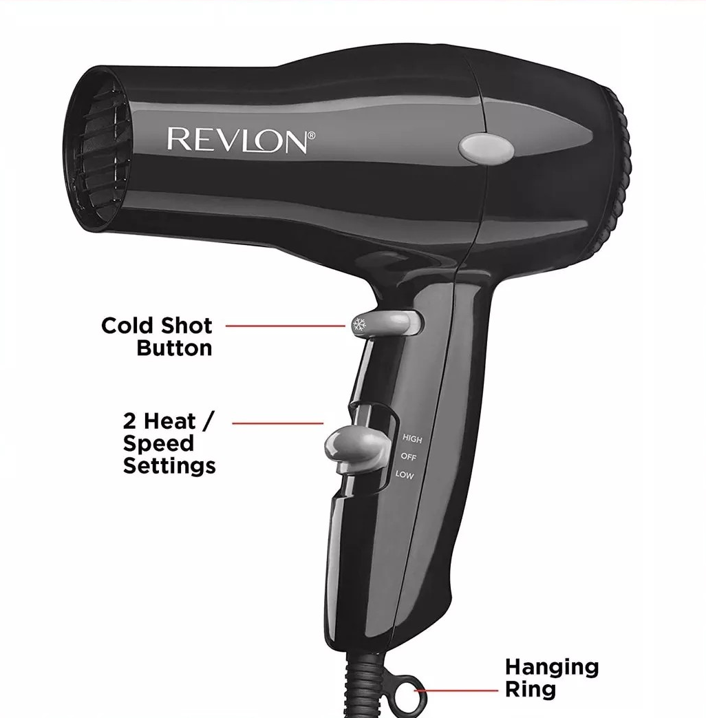Secador De Pelo Compacto Ionico Revlon 1875w Ultra Ligero-2
