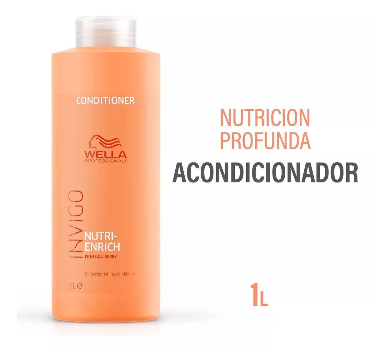 Acondicionador Wella Invigo Nutri Enrich 1000 Ml Hidratación-2