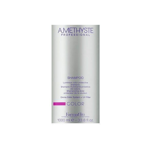 Shampoo Farmavita Amethyste Color 1000 Ml + Uv Filter-1