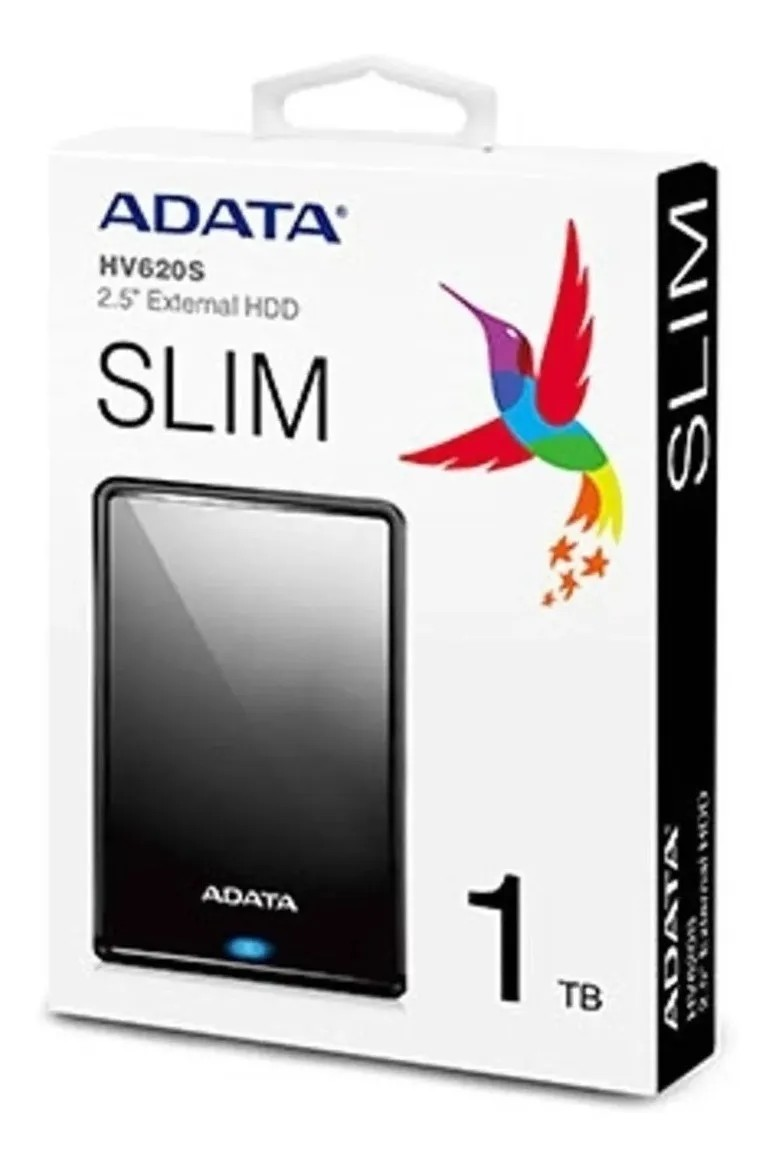 Disco Externo Slim Adata 1tb Tera Hv620s Usb 3.2 Negro-4