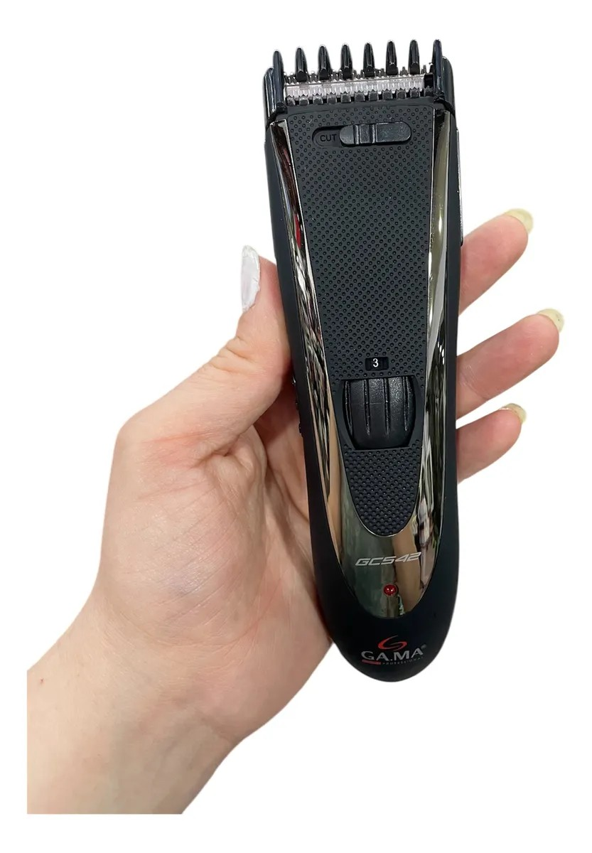 Set Gama Gcs544 Clipper Gc542 + Nose Trimmer Gnt512-4